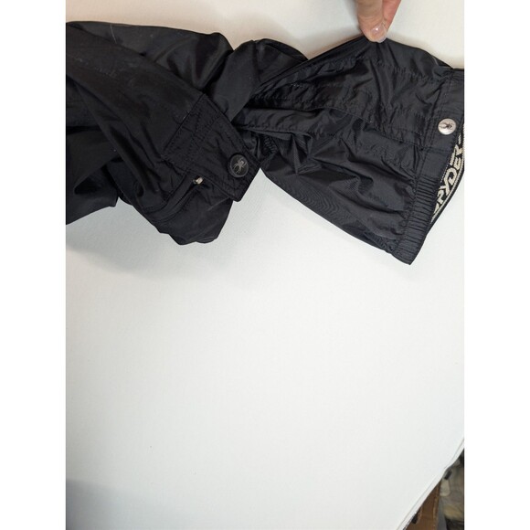 Spyder Ski Snow Bib Pants Mens XL Black Overalls Suspenders Zip Pockets Gaiters - Picture 15 of 16